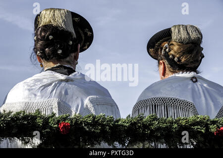 Leonhardifahrt in Benediktbeuren, Oberbayern, Deutschland, traditionelle Leonhard Parade, Leonhardifahrt in Benediktbeuern, Oberbayern, Deutschland, bava Stockfoto