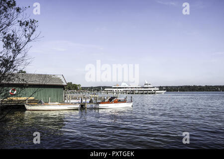 Bin Starnberg, Starnberger See, Bayern, Oberbayern, Deutschland Stockfoto