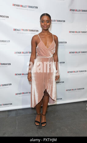 New York, Vereinigte Staaten. 22 Okt, 2018. Denee Benton besucht 2018 Arthur Miller Stiftung würdigt Gala im City Winery Credit: Lev Radin/Pacific Press/Alamy leben Nachrichten Stockfoto