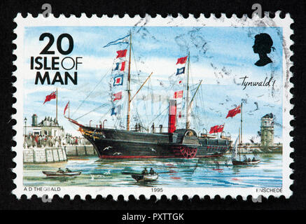 Insel Man Briefmarke Stockfoto