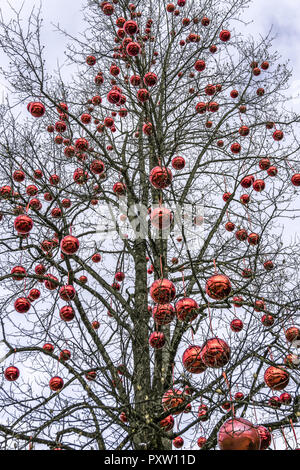 Weihnachtsmarkt Schloss Hellbrunn, Salzburg, Österreich Stockfoto