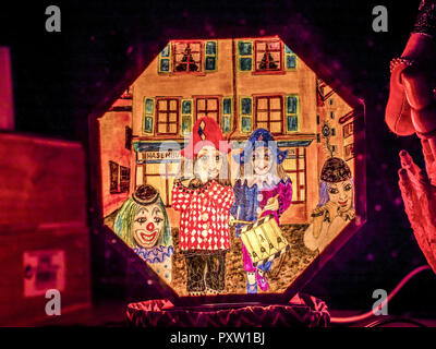 Am Morgenstraich Basler Fasnacht, Basel, Schweiz Stockfoto