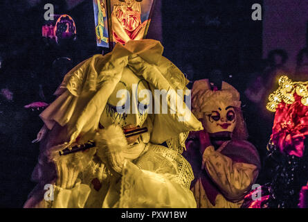 Am Morgenstraich Basler Fasnacht, Basel, Schweiz Stockfoto