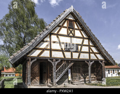 Schwäbischen Bauernhofmuseum, Illerbeuren, Oberschwaben, Deutschland Stockfoto