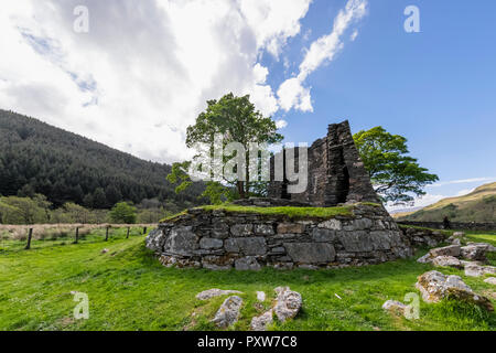 Großbritannien, Schottland, Glenelg, Eisenzeit Broch Dun Telve Stockfoto