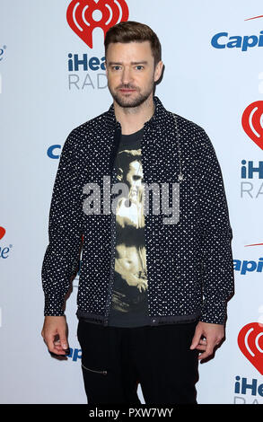 IHeartradio Music Festival, Las Vegas 2018 - Tag 2 Mit: Justin Timberlake Wo: Las Vegas, Nevada, United States Wenn: 22 Sep 2018 Credit: Judy Eddy/WENN.com Stockfoto