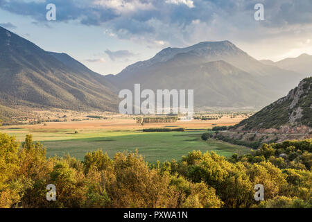 Griechenland, Peloponnes, Corinthia, Stymfalia, Alte Plateau, See Stymphalia Stockfoto