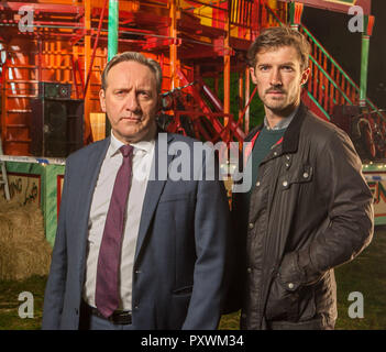 Gwilym Lee, Schauspieler in der Rolle des DS Charlie Nelson in Midsomer Murders Stockfoto