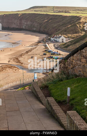 Ansicht von Saltburn, England, Großbritannien Stockfoto