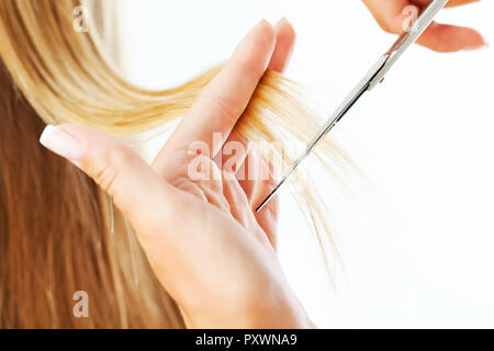 Hairstyling Stockfoto