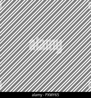 Schwarz weiss diagonal Textur seamles Muster. Vector Illustration. Stock Vektor