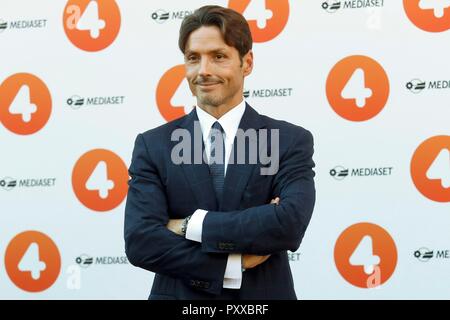 Pier Silvio Berlusconi (Sohn von Silvio Berlusconi) bei der Präsentation der neuen Rete 4, Rom, Italien, 12.September 2018 Foto Remo Casilli/Sintesi/Alamy Stockfoto