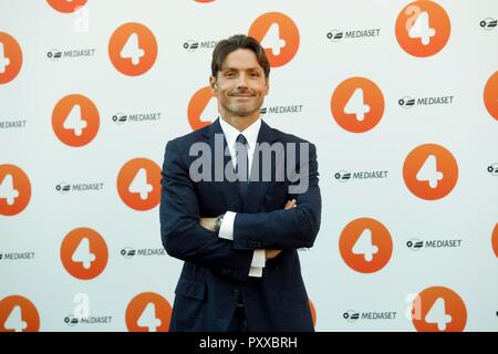 Pier Silvio Berlusconi (Sohn von Silvio Berlusconi) bei der Präsentation der neuen Rete 4, Rom, Italien, 12.September 2018 Foto Remo Casilli/Sintesi/Alamy Stockfoto