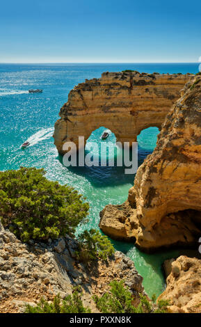 Praia da Marinha, Armacao de Pera, Algarve, Portugal Stockfoto