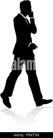 Business Person Silhouette Stock Vektor