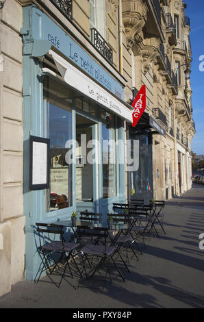 Le Petit Plateau, Café/Bistro, Quai aux Fleures, Île de la Cité, Paris Stockfoto