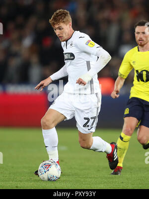 Swansea City Jay Fulton Stockfoto