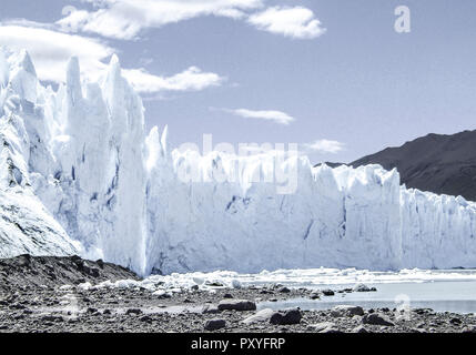 Gletscherabbruch, Perito Moreno Gletscher, Argentinien Stockfoto