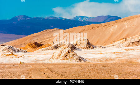 Landschaft im Moon Valley, Chile. Kopieren Sie Platz für Text Stockfoto