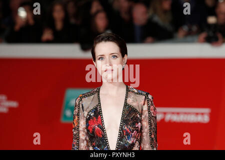 Rom, Italien. 24 Okt, 2018. Claire Foy Rom, 24. Oktober 2018. Rom Film Fest 2018 Foto Samantha Zucchi Insidefoto Credit: insidefoto Srl/Alamy leben Nachrichten Stockfoto