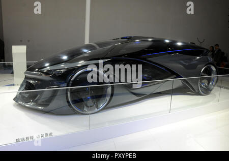 Peking, China. 24 Okt, 2018. Die 2018 International neue Energie und intelligente, vernetzte Fahrzeuge Konferenz startet in Peking, China. Credit: SIPA Asien/ZUMA Draht/Alamy leben Nachrichten Stockfoto