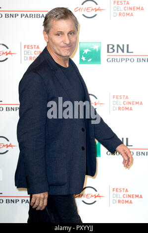 Rom, Italien. 24 Okt, 2018. Viggo Mortensen besucht das "Grünbuch" fotoshooting während des 13 Rom Film Festival im Auditorium Parco della Musica am 24. Oktober 2018 in Rom, Italien. | Verwendung der weltweiten Kredit: dpa/Alamy leben Nachrichten Stockfoto