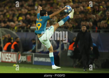 Dortmund, Deutschland. 24. Oktober, 2018. Diego Costa (Atlético Madrid) während der UEFA Champions League, Gruppe ein Fußballspiel zwischen Borussia Dortmund und Atletico de Madrid am 24. Oktober 2018 am Signal Iduna Park in Dortmund, Deutschland - Foto Laurent Lairys/DPPI Credit: Laurent Lairys/Agence Locevaphotos/Alamy leben Nachrichten Stockfoto