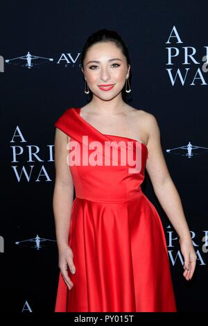 Los Angeles, CA, USA. 24 Okt, 2018. Ava Cantrell bei Ankunft für einen privaten Krieg Premiere, Samuel Goldwyn Theater, Los Angeles, CA 24. Oktober 2018. Credit: Priscilla Grant/Everett Collection/Alamy leben Nachrichten Stockfoto