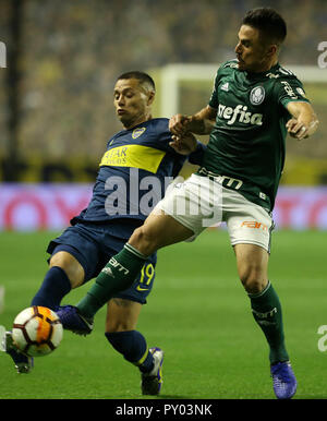 Buenos Aires, Argentinien. 24 Okt, 2018. Die endgültigen, am La BombBombonera Stadion. Credit: Cesar Greco/FotoArena/Alamy leben Nachrichten Stockfoto