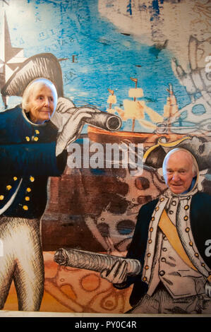 Die Endeavour Erfahrung, Whitby. Captain Cook Schiff. Stockfoto