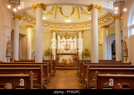 Die Versteckte Kapelle in der Bar Convent in York, North Yorkshire Stockfoto