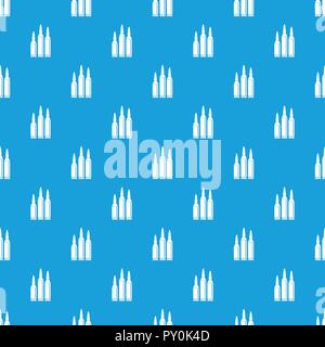 Bullet Munition Muster nahtlose Blau Stock Vektor