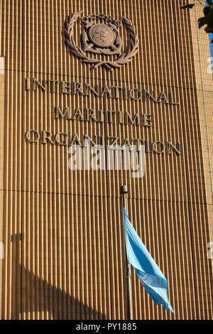 Die International Maritime Organisation (IMO) ist eine UN-Schifffahrtsorganisation, mit Sitz auf, Albert Embankment, Themse, Lambeth, London, UK Stockfoto