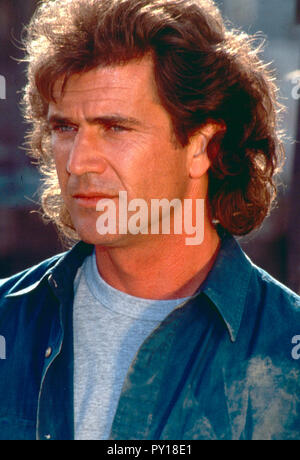 Burbank, CA. USA. Mel Gibson in © Warner Bros. Bilder Film: Lethal Weapon 3 (1992). Ref: LMK 11-41652 -11212 geliefert von Landmark/MediaPunch. Stockfoto