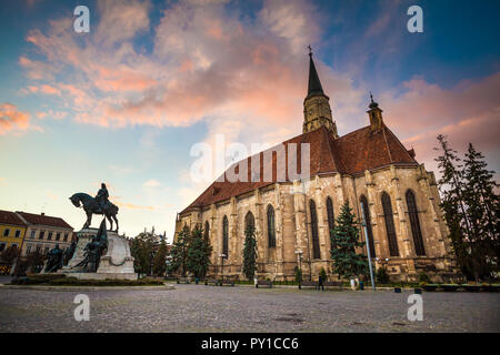 St. Michael Kirche in Cluj-Napoca, Rumänien Stockfoto