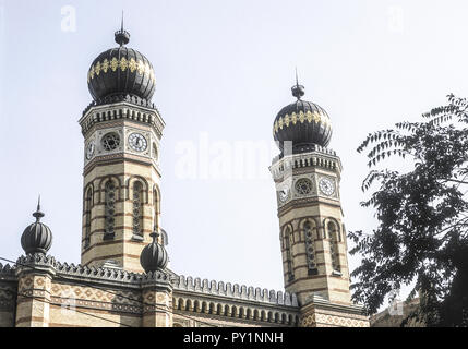 Synagoge, Budapest, Ungarn Stockfoto