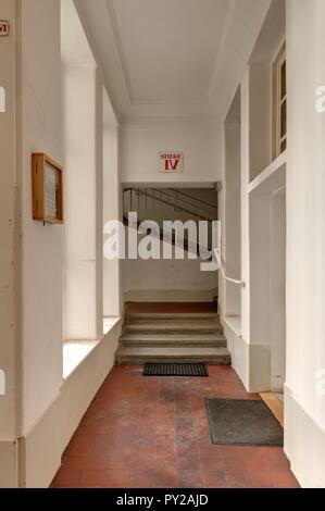 Wien, Gemeindebau des "Roten Wien" - Wien, Rat Tenement Blocks, 'roten Wien', Ludo Hartmann-Hof, Albertgasse 13 - 17, Cesar Poppovits 1925 Stockfoto