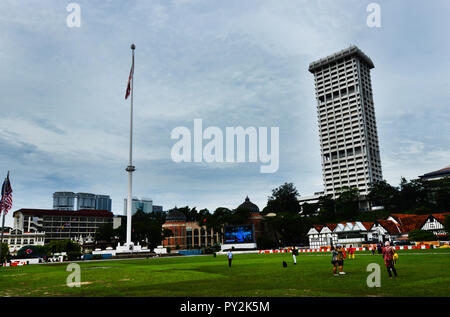 Merdeka Square im Herzen von KL, Malaysia. Stockfoto