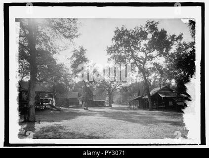 Kabinen von Redstone Park, Sequoia. Wald, Tulane County, Cal. Stockfoto