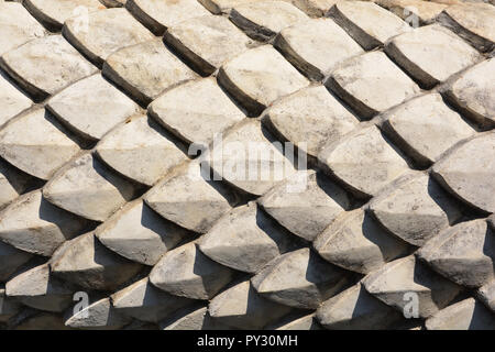 Weißer Mörtel oder Beton wand Textur für Hintergrund. Stockfoto