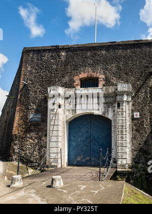 Fort-de-France, Martinique - Dezember 19, 2016: Tor zum Fort Saint Louis in Fort-de-France, Frankreich der Karibik Überseedepartement Martinique, Stockfoto