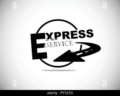 Express Delivery Symbole. Vector Illustration Stock Vektor