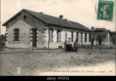 Camp de Saint-Médard-Kantine 1. Stockfoto