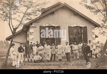 Camp de Saint-Médard-Kantine 2. Stockfoto