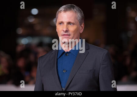 Rom, Italien. 24 Okt, 2018. Viggo Mortensen roten Teppich des Films "Grünbuch" am 24. Oktober 2018 in Rom Film Fest Quelle: Matteo Nardone/Pacific Press/Alamy leben Nachrichten Stockfoto