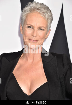 JAMIE LEE CURTIS, US-amerikanische Schauspielerin an der Universal Pictures''Halloween' Premiere auf TCL Chinese Theatre am 17. Oktober in Hollywood, Kalifornien 2018. Foto: Jeffrey Mayer Stockfoto