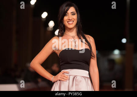 Rom, Italien. 24 Okt, 2018. Angelica Massera roten Teppich des Films "Grünbuch" am 24. Oktober 2018 in Rom Film Fest Quelle: Matteo Nardone/Pacific Press/Alamy leben Nachrichten Stockfoto