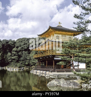 Goldener Pavillon, Kyoto, Kinkaku-Ji, Japan Stockfoto