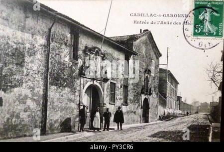 Cadillac-sur-Garonne - Asile des aliénés 1b. Stockfoto