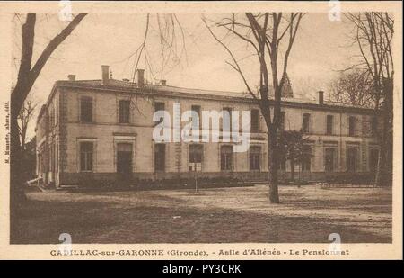 Cadillac-sur-Garonne - Asile des aliénés 6a. Stockfoto